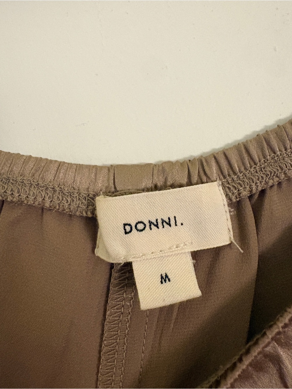 Donni Silk Lace Tap Short in Shitake - Picture 6 of 7